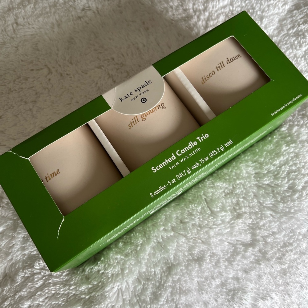 Kate Spade x Target 3-Count Ceramic Jar Candle Gift Set - Picture 3 of 5